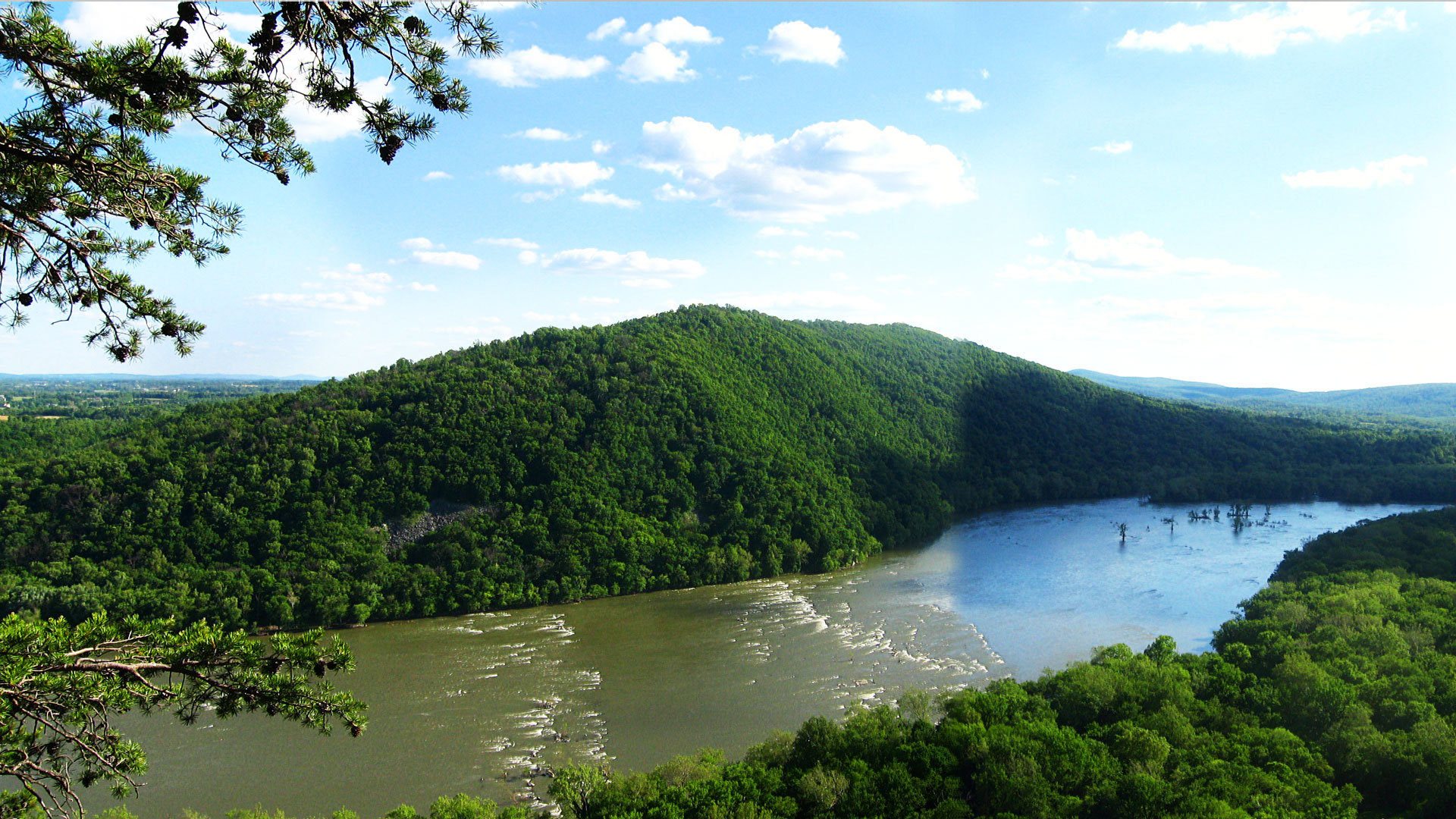 where is the potomac river located on a map